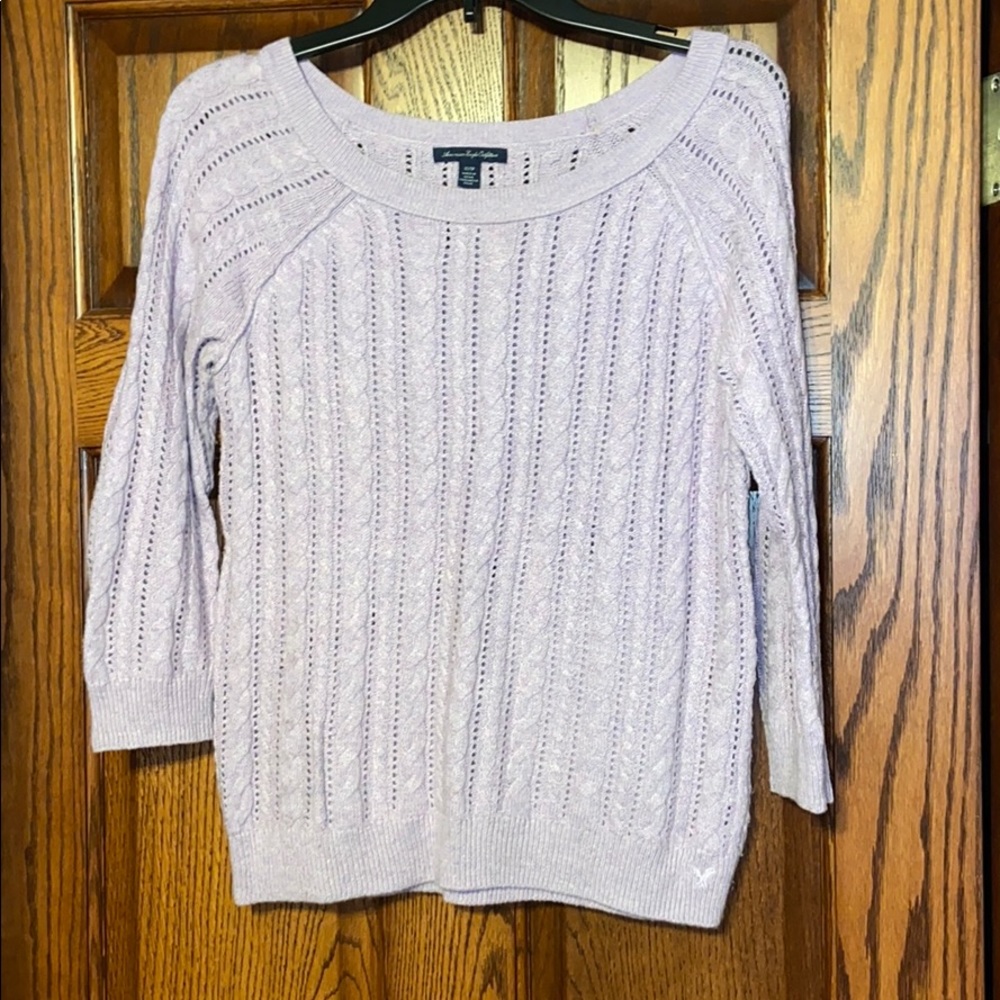American Eagle Light Purple sweater